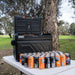 iTechWorld iFrost 40L Portable Camping Fridge/Freezer with soda in the front 
