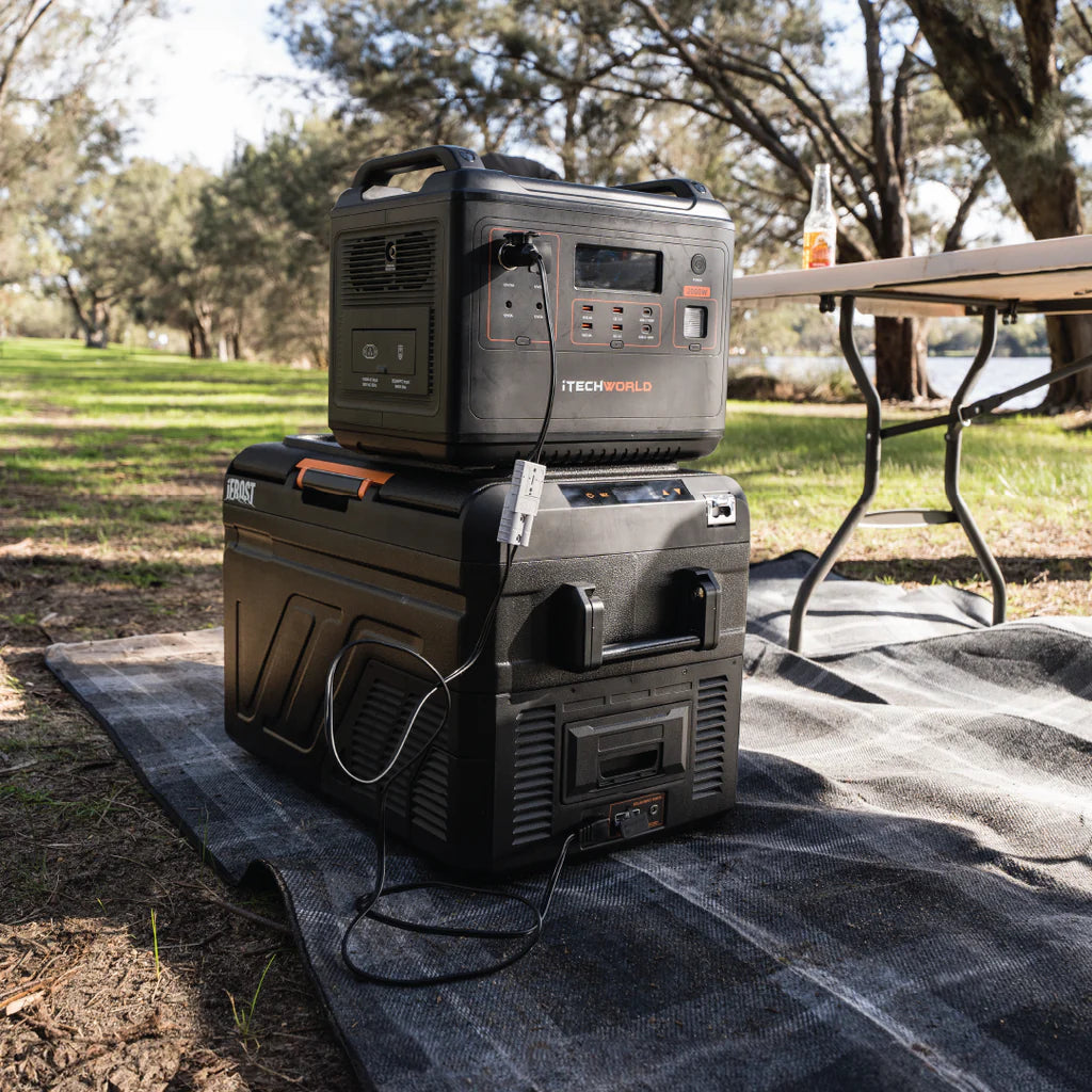iTechWorld iFrost 40L Portable Camping Fridge/Freezer with power station