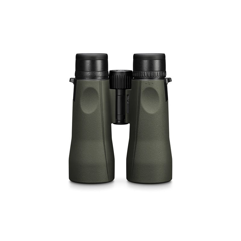 Vortex Viper 10x50 HD Binoculars rear view showing the twist eyecups and right eye diopter