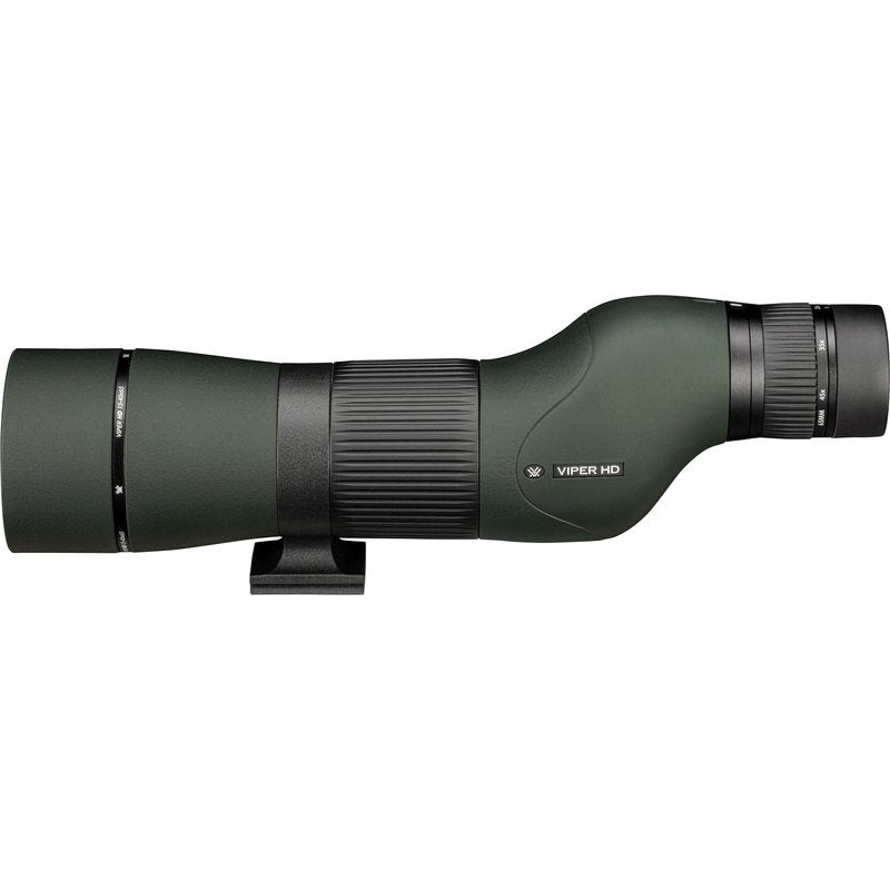 Viper 15-45x65 Straight Scope left side profile showing the rotating tripod collar