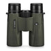 Vortex Viper HD binoculars at an angle showing both objective lenses on a white background