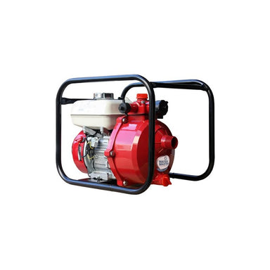 Water Master 1.5" GX160 Fire pump showing the single impeller pump housing and outlets
