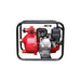 Water Master GX200 Honda pump side view showing the cast aluminium pump housing