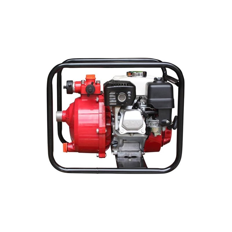 Water Master GX200 Honda pump side view showing the cast aluminium pump housing