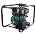 Side view of the Water Master MYD15HPE showing the green cast aluminium pump housing and suction port